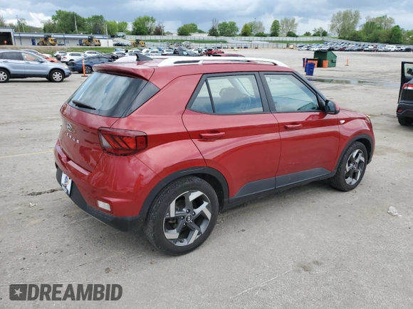 2022 Hyundai Venue SEL with VIN KMHRC8A38NU192771, listed as a Copart auction lot 54449645 with 35,152 mi miles and Salvage title. Bid and sale history available at DreamBid. Image 3.