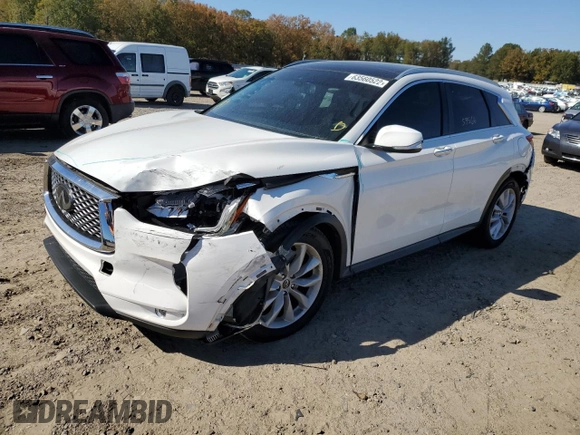 2019 Infiniti QX50 LUXE with VIN 3PCAJ5M12KF115155, listed as a Copart auction lot 63560522 with 59,566 mi miles. Bid and sale history available at carsss.com. Image 2.