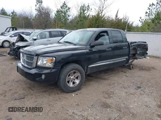 2008 Dodge Dakota Laramie with VIN 1D7HW58NX8S602604, listed as a IAAI auction lot 41717006 with 167,023 mi miles. Bid and sale history available at carsss.com. Image 2.