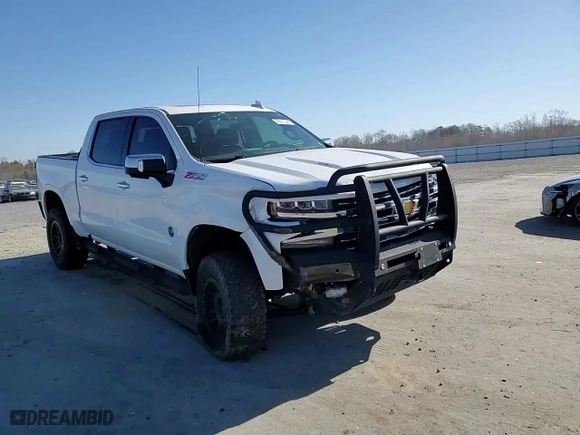 2019 Chevrolet Silverado 1500 LTZ with VIN 3GCUYGEL5KG262794, listed as a Copart auction lot 48676305 with 79,811 mi miles and Salvage Title. Bid and sale history available at carsss.com. Image 10.