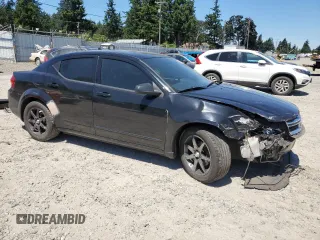 2013 Dodge Avenger SXT with VIN 1C3CDZCB0DN665674, listed as a Copart auction lot 64692425 with 253,030 mi miles and Salvage title. Bid and sale history available at DreamBid. Image 4.