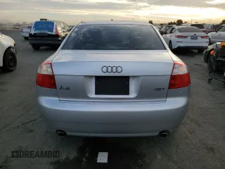 2005 Audi A4 1.8T with VIN WAUJC68EX5A065001, listed as a Copart auction lot 77533784 with 128,124 mi miles and Salvage Title. Bid and sale history available at carsss.com. Image 6.
