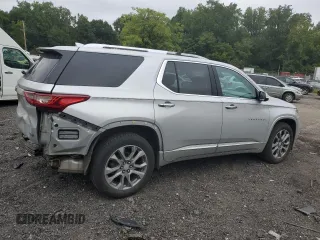 2018 Chevrolet Traverse Premier with VIN 1GNERKKW7JJ114802, listed as a Copart auction lot 69092174 with 97,276 mi miles and Salvage Title. Bid and sale history available at carsss.com. Image 3.