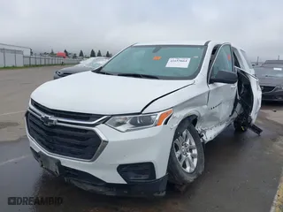 2021 Chevrolet Traverse LS with VIN 1GNERFKW1MJ150335, listed as a IAAI auction lot 41653664 with 1 mi miles. Bid and sale history available at carsss.com. Image 20.