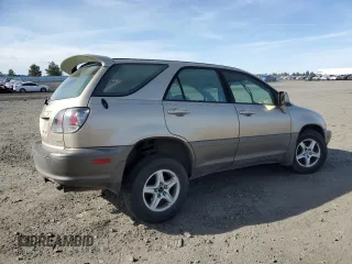 2002 Lexus RX 300 with VIN JTJHF10U120270588, listed as a Copart auction lot 52888125 with 243,985 mi miles and Salvage Title. Bid and sale history available at carsss.com. Image 3.
