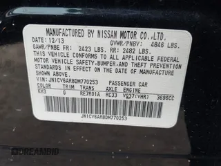 2013 Infiniti G37 x z VIN JN1CV6AR8DM770253, wystawiony jako IAAI lot #42198168 z przebiegiem 88 251 mil mil oraz . Historia ofert i sprzedaży dostępna na DreamBid. Obrazek 9.