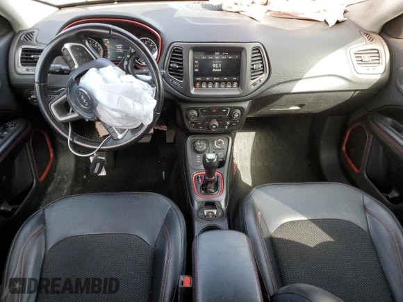 2019 Jeep Compass Trailhawk with VIN 3C4NJDDB2KT799842, listed as a Copart auction lot 50092085 with 86,114 mi miles and Salvage Title. Bid and sale history available at carsss.com. Image 8.