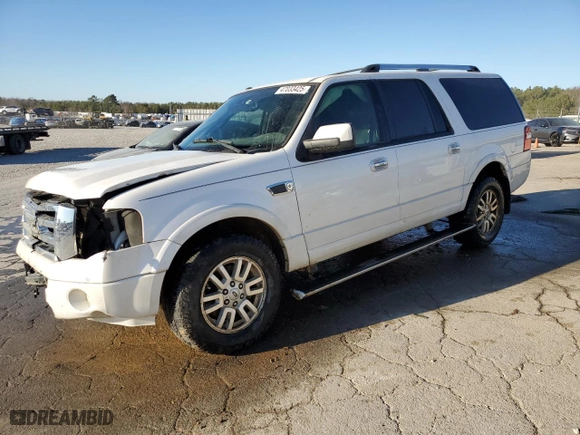 2014 Ford Expedition EL Limited with VIN 1FMJK1K52EEF07422, listed as a Copart auction lot 47033425 with 204,354 mi miles and Salvage Title. Bid and sale history available at carsss.com. Image 1.