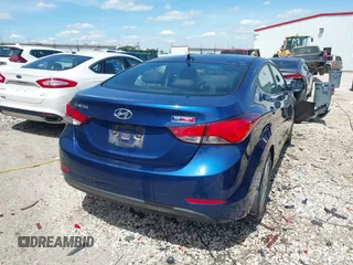 2015 Hyundai Elantra SE with VIN 5NPDH4AE7FH592603, listed as a IAAI auction lot 42155612 with 128,251 mi miles and . Bid and sale history available at DreamBid. Image 4.