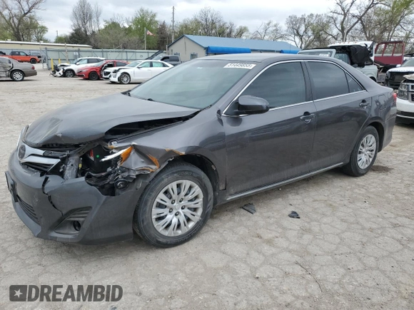 2014 Toyota Camry L with VIN 4T1BF1FK8EU346427, listed as a Copart auction lot 51449855 with 43,931 mi miles and Salvage Title. Bid and sale history available at DreamBid. Image 1.