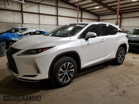 2022 Lexus RX 350 z VIN 2T2AZMDA5NC352133, wystawiony jako Copart lot #45860515 z przebiegiem 29 447 mil mil oraz Szkoda całkowita • Salvage title. Historia ofert i sprzedaży dostępna na DreamBid. Obrazek 1.