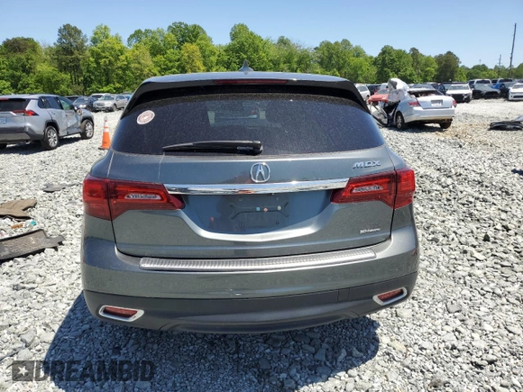 2014 Acura MDX Technology z VIN 5FRYD4H4XEB030670, wystawiony jako Copart lot #54409925 z przebiegiem Nie podano mil oraz Szkoda całkowita • Salvage title. Historia ofert i sprzedaży dostępna na DreamBid. Obrazek 6.