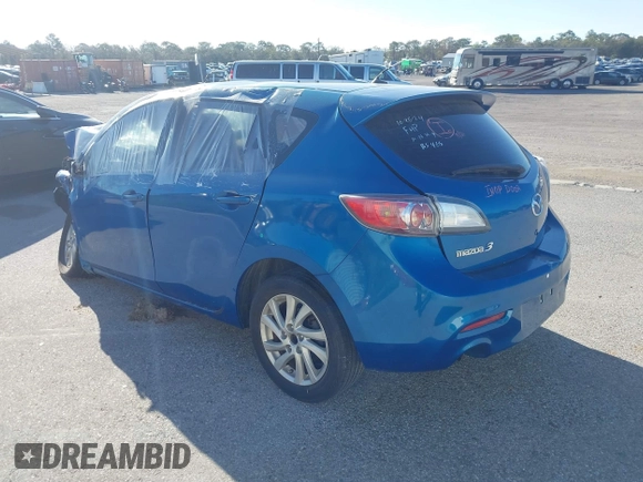 2012 Mazda Mazda3 i Touring with VIN JM1BL1L70C1674419, listed as a IAAI auction lot 40902429 with Not Provided miles. Bid and sale history available at carsss.com. Image 3.