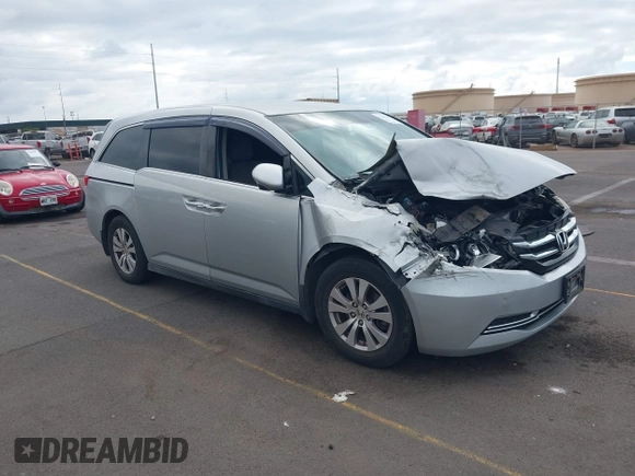 2015 Honda Odyssey EX z VIN 5FNRL5H41FB014485, wystawiony jako IAAI lot #41280164 z przebiegiem 120 650 mil mil oraz . Historia ofert i sprzedaży dostępna na DreamBid. Obrazek 1.