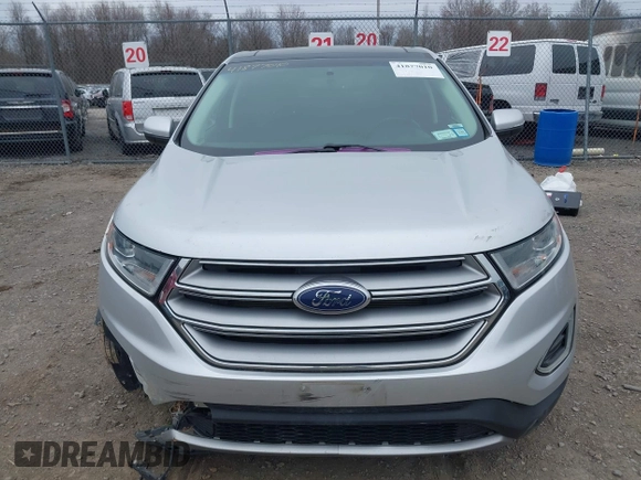 2018 Ford Edge Titanium with VIN 2FMPK4K87JBB55711, listed as a IAAI auction lot 41877010 with 123,391 mi miles. Bid and sale history available at carsss.com. Image 12.