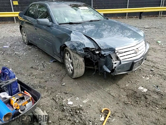 2006 Cadillac CTS with VIN 1G6DM57T660161676, listed as a Copart auction lot 43143275 with 145,814 mi miles and Salvage Title. Bid and sale history available at carsss.com. Image 10.