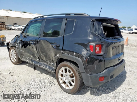 2020 Jeep Renegade Latitude z VIN ZACNJABB8LPL98948, wystawiony jako Copart lot #60265605 z przebiegiem 34 345 mil mil oraz Szkoda całkowita • Salvage title. Historia ofert i sprzedaży dostępna na DreamBid. Obrazek 2.