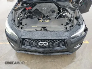 2021 Infiniti Q50 Luxe with VIN JN1EV7BP5MM706988, listed as a Copart auction lot 43010855 with 80,701 mi miles and Salvage title. Bid and sale history available at DreamBid. Image 11.