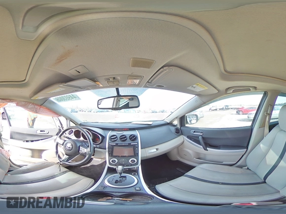 2008 Mazda CX-7 Grand Touring z VIN JM3ER29L880176124, wystawiony jako Copart lot #44993005 z przebiegiem 118 590 mil mil oraz Szkoda całkowita • Salvage title. Historia ofert i sprzedaży dostępna na DreamBid. Obrazek 13.