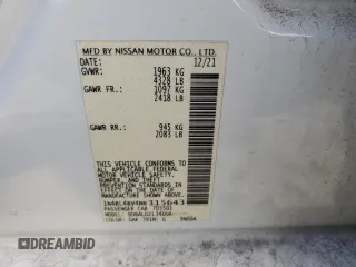 2022 Nissan Altima 2.5 S with VIN 1N4BL4BV4NN315643, listed as a Copart auction lot 45567725 with 60,844 mi miles and Clean Title. Bid and sale history available at carsss.com. Image 12.
