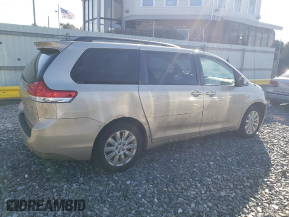 2013 Toyota Sienna LE with VIN 5TDJK3DC4DS059494, listed as a Copart auction lot 51816005 with 188,020 mi miles and Clean Title. Bid and sale history available at carsss.com. Image 3.