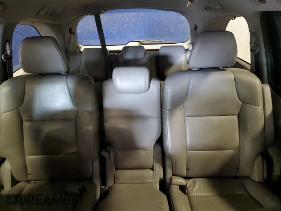 2014 Honda Odyssey EX-L with VIN 5FNRL5H66EB027040, listed as a Copart auction lot 53959195 with 199,431 mi miles and Salvage Title. Bid and sale history available at carsss.com. Image 10.