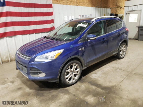 2016 Ford Escape Titanium with VIN 1FMCU9J93GUC00730, listed as a Copart auction lot 45167845 with 105,635 mi miles and Salvage Title. Bid and sale history available at carsss.com. Image 1.