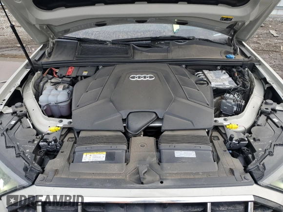 2024 Audi Q7 Premium Plus with VIN WA1LXBF79RD010132, listed as a Copart auction lot 46537955 with 10,664 mi miles and Salvage title. Bid and sale history available at DreamBid. Image 12.