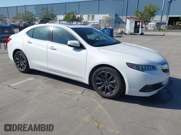 2015 Acura TLX with VIN 19UUB1F34FA019769, listed as a IAAI auction lot 41909731 with 93,254 mi miles. Bid and sale history available at carsss.com. Image 1.