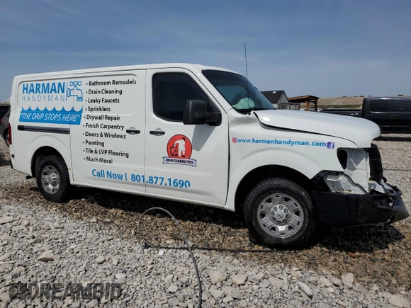 2016 Nissan NV SL with VIN 1N6BF0KY2GN801789, listed as a Copart auction lot 50905255 with 171,514 mi miles and Salvage title. Bid and sale history available at DreamBid. Image 4.