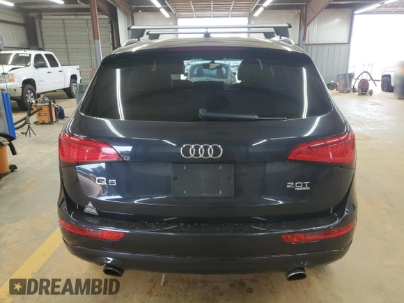 2014 Audi Q5 Premium Plus with VIN WA1LFAFP6EA052556, listed as a Copart auction lot 60723085 with 99,312 mi miles and Salvage title. Bid and sale history available at DreamBid. Image 6.