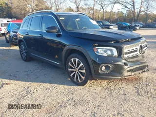 2020 Mercedes-Benz GLB with VIN W1N4M4GB9LW032878, listed as a IAAI auction lot 41287293 with 123,080 mi miles. Bid and sale history available at carsss.com. Image 1.