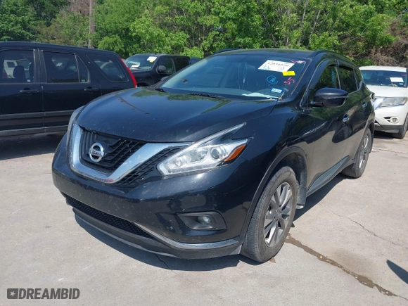 2016 Nissan Murano S with VIN 5N1AZ2MG7GN126992, listed as a IAAI auction lot 42036050 with 132,110 mi miles. Bid and sale history available at carsss.com. Image 17.