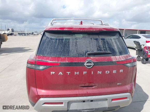 2024 Nissan Pathfinder SL with VIN 5N1DR3CAXRC205300, listed as a IAAI auction lot 41497428 with 25,583 mi miles. Bid and sale history available at carsss.com. Image 16.