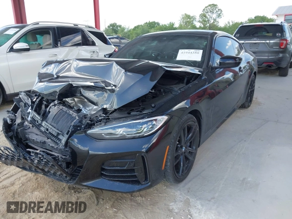 2021 BMW 4 Series M440i xDrive with VIN WBA13AR00MCF61520, listed as a IAAI auction lot 41944350 with 39,631 mi miles and . Bid and sale history available at DreamBid. Image 18.