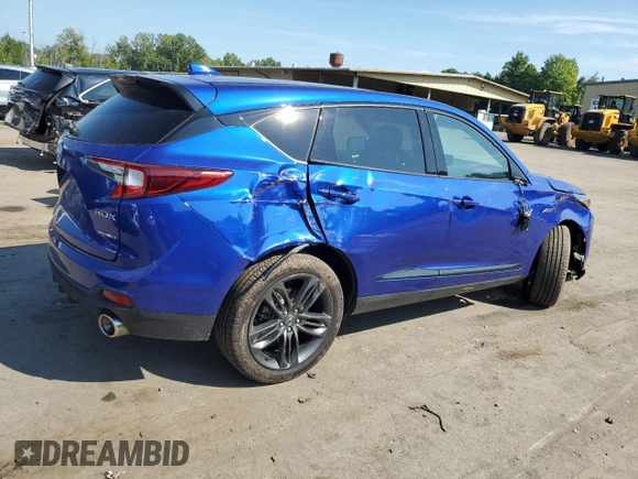 2023 Acura RDX w/A-Spec Package with VIN 5J8TC2H65PL003477, listed as a Copart auction lot 68564554 with 12,143 mi miles and Salvage Title. Bid and sale history available at carsss.com. Image 3.