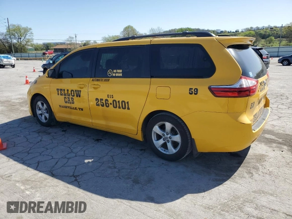 2015 Toyota Sienna LE AAS with VIN 5TDKK3DC9FS571386, listed as a Copart auction lot 52040875 with Not Provided miles and Salvage Title. Bid and sale history available at DreamBid. Image 2.