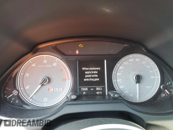 2016 Audi SQ5 Premium Plus with VIN WA1CCAFP3GA091536, listed as a Copart auction lot 69214014 with 73,435 mi miles and Salvage Title. Bid and sale history available at carsss.com. Image 9.