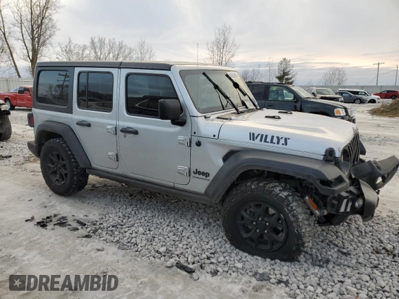 2023 Jeep Wrangler Sport S with VIN 1C4HJXDGXPW532573, listed as a Copart auction lot 43852985 with 96,720 mi miles and Clean Title. Bid and sale history available at DreamBid. Image 4.
