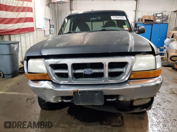 2000 Ford Ranger XL with VIN 1FTZR15V8YTA83226, listed as a Copart auction lot 51004555 with 218,083 mi miles and Salvage title. Bid and sale history available at DreamBid. Image 5.