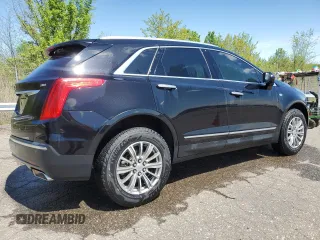 2017 Cadillac XT5 Luxury FWD with VIN 1GYKNBRS1HZ209632, listed as a Copart auction lot 54726155 with 53,924 mi miles and Clean Title. Bid and sale history available at DreamBid. Image 3.