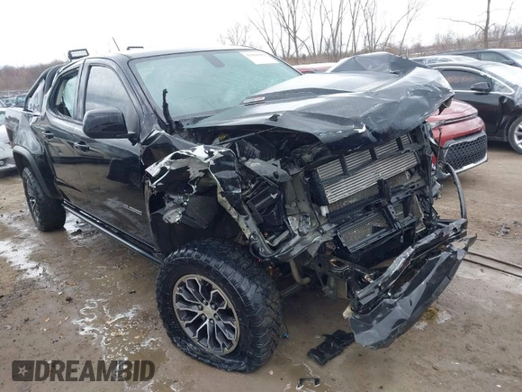 2018 Chevrolet Colorado 4WD ZR2 with VIN 1GCPTEE1XJ1150987, listed as a IAAI auction lot 41866089 with 1 mi miles. Bid and sale history available at carsss.com. Image 1.