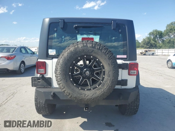 2018 Jeep Wrangler Sport S z VIN 1C4GJWAG7JL928432, wystawiony jako Copart lot #58012295 z przebiegiem 87 104 mil mil oraz Szkoda całkowita • Salvage title. Historia ofert i sprzedaży dostępna na DreamBid. Obrazek 6.