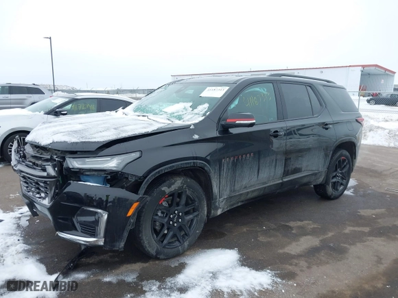 2023 Chevrolet Traverse Premier with VIN 1GNEVKKW3PJ324995, listed as a IAAI auction lot 41187313 with 14,701 mi miles. Bid and sale history available at carsss.com. Image 17.