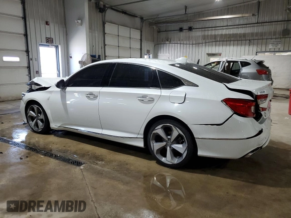 2020 Honda Accord Touring with VIN 1HGCV2F98LA011036, listed as a Copart auction lot 58977685 with 75,467 mi miles and Salvage title. Bid and sale history available at DreamBid. Image 2.
