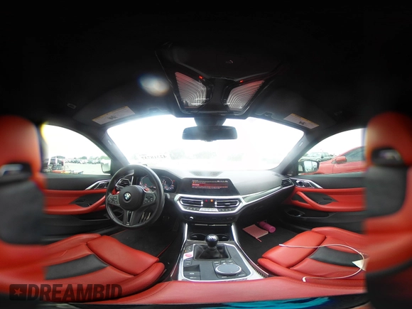 2021 BMW M4 with VIN WBS53AZ02MCH23791, listed as a IAAI auction lot 42318737 with 18,632 mi miles and . Bid and sale history available at DreamBid. Image 23.
