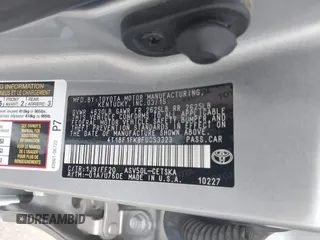 2015 Toyota Camry XLE with VIN 4T1BF1FK8FU053323, listed as a IAAI auction lot 41797634 with 78,161 mi miles. Bid and sale history available at carsss.com. Image 9.