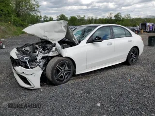 2022 Mercedes-Benz C 300 z VIN W1KAF4HB2NR050861, wystawiony jako Copart lot #54904865 z przebiegiem Nie podano mil oraz Szkoda całkowita • Salvage title. Historia ofert i sprzedaży dostępna na DreamBid. Obrazek 1.