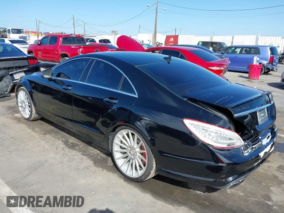 2012 Mercedes-Benz CLS-Class CLS 63 AMG with VIN WDDLJ7EB8CA034348, listed as a IAAI auction lot 41814988 with 138,744 mi miles. Bid and sale history available at carsss.com. Image 3.