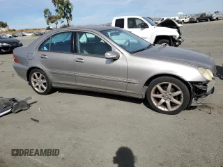 2003 Mercedes-Benz C 230 Kompressor with VIN WDBRF40J93F369431, listed as a Copart auction lot 75029414 with Not Provided miles and Salvage Title. Bid and sale history available at DreamBid. Image 4.